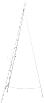 Deco 79 White Metal Adjustable Display Easel