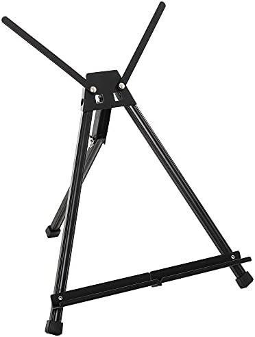 US Art Supply Pack of 6 Adjustable Metal Easels