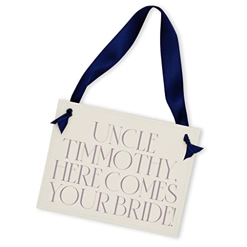 Personalized Ring Bearer Wedding Sign for Nephew