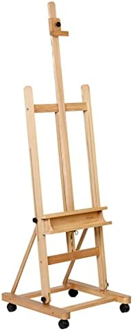 Epic Art Group Bestie H-Frame Studio Easel 70-96 Inch Solid Birch