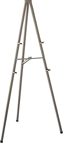 Quartet Tripod Display Easel 72 In High Steel Bronze