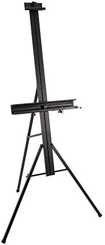 US Art Supply Heavy-Duty 69 Aluminum Studio Easel Stand