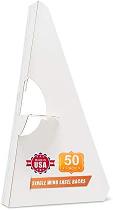 Golden State Art 9 Inch Self Stick Easel Back Pack of 50