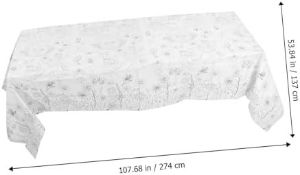 Uonlytech Flower Fairy Birthday Table Cover for Kids Parties