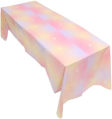 Gradient Rainbow Tablecloth for Birthday Parties and Events