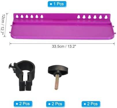 Patikil 34x12cm Purple Detachable Easel Tray