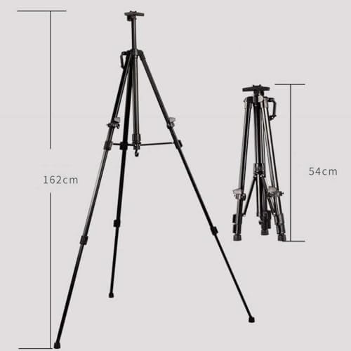 Aluminum Telescopic Easel for Painting Adjustable 54-162cm Lightweight Purple