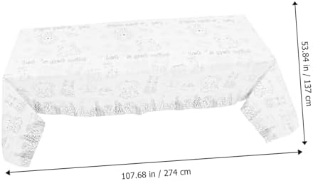 Birthday Zoo Themed Paper Tablecloth for Parties