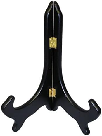 TRIPAR 7 Inch Wooden Plate Display Easel Stand