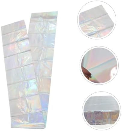 Iridescent Rainbow Tablecloth 2-Piece Set for Parties