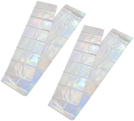 PRETYZOOM 2Pcs Iridescent Tablecloth Set for Birthday Parties