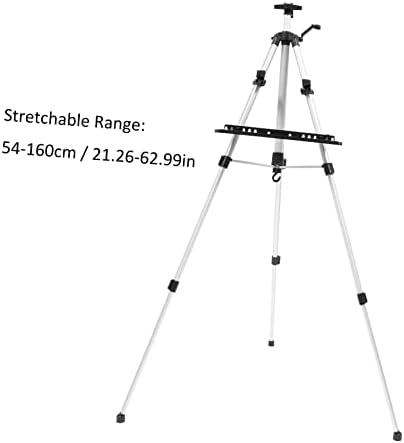 DOITOOL Foldable Adjustable Easel Stand With Tray for Artists