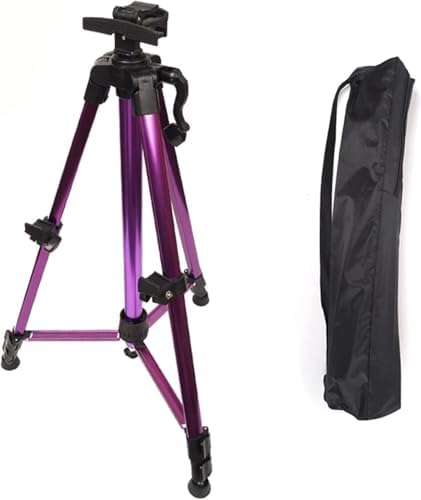 Aluminum Portable Easel Adjustable Height Purple