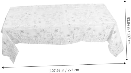 Uonlytech Birthday Fairy Theme Tablecloth Decor for Parties