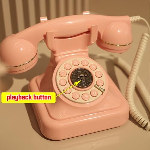 Pink Audio Guest Book Phone for Weddings