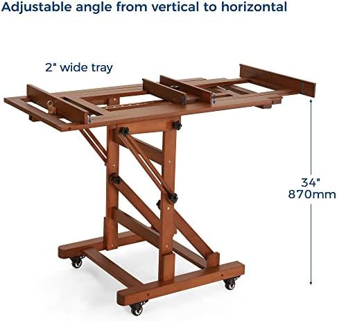 VISWIN Extra Large Heavy Duty H Frame Easel for Painting and Art