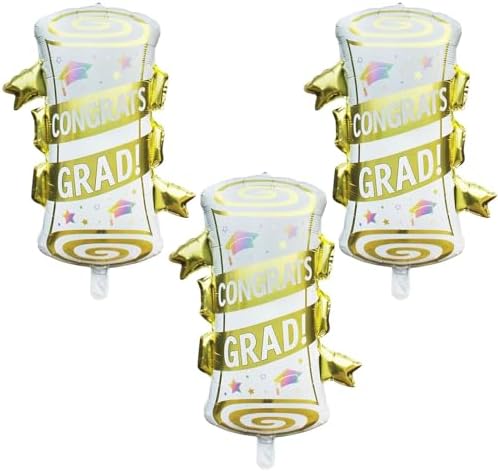 Soochat Graduation Diploma Balloons 3Pcs