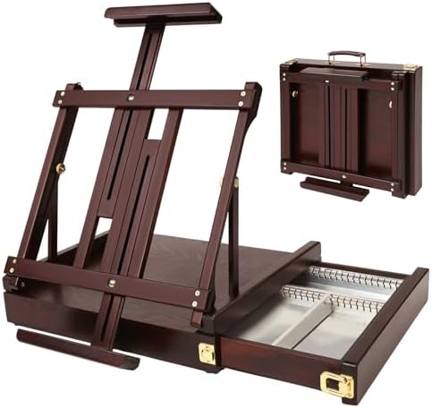 MEEDEN Studio Sketchbox Table Easel with Storage