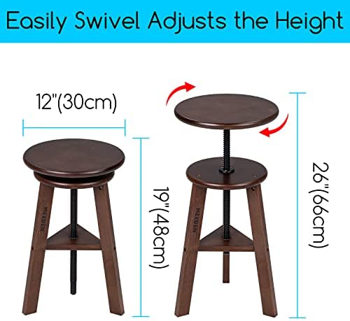 MEEDEN Extra Large Art Easel with Adjustable Height and Studio Stool