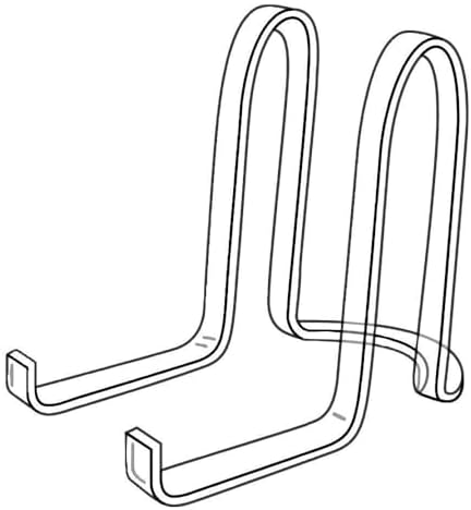 8 Inch Clear Plastic Plate Stand for Art Projects