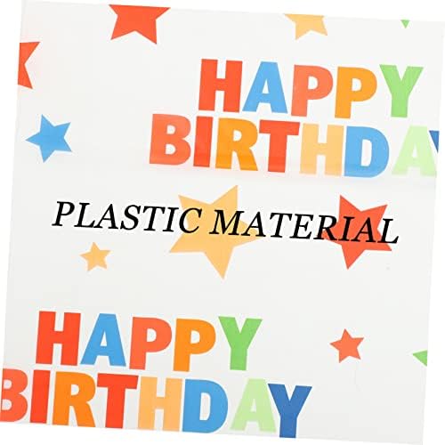 Garneck Birthday Tablecloth Cartoon Design for Boys and Girls