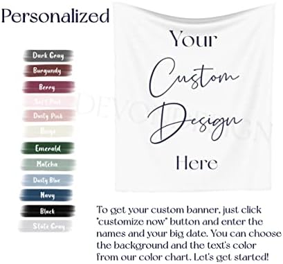Personalized Rustic Backdrop with Names and Date