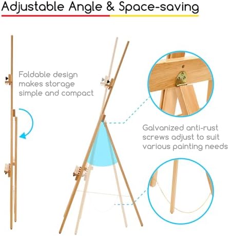 MEEDEN Adjustable Art Easel for 43 Canvas