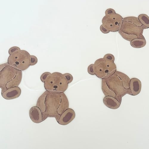 Bear Hanging Paper Garland 3 Strings X 82ft