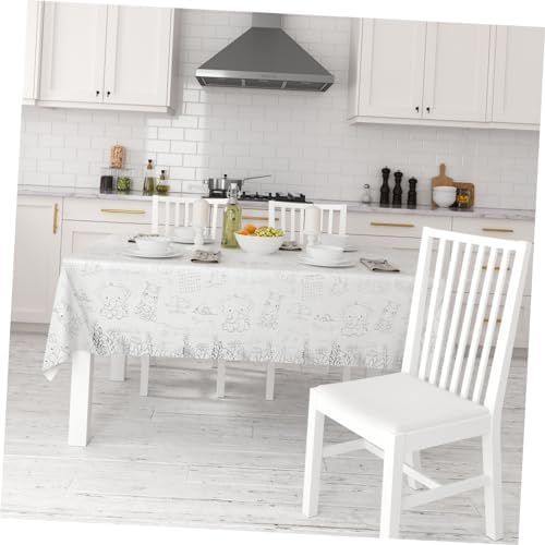 Happy Birthday Animal Themed Durable Paper Tablecloth for Parties