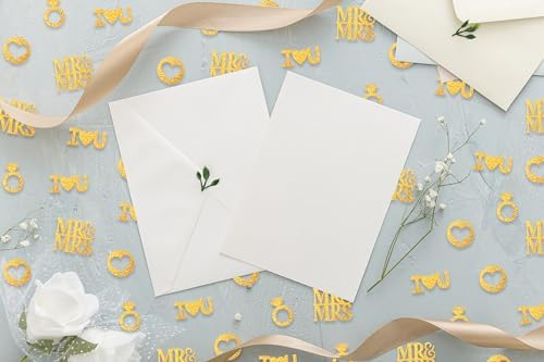 200PCS Gold Glitter Wedding Confetti Table Decor