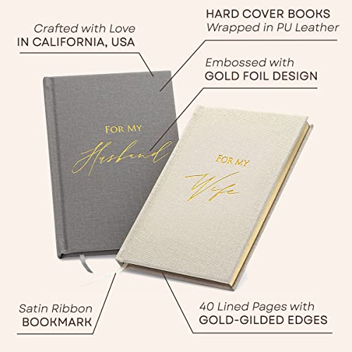 MUUJEE Hard Cover Vow Books Set of 2