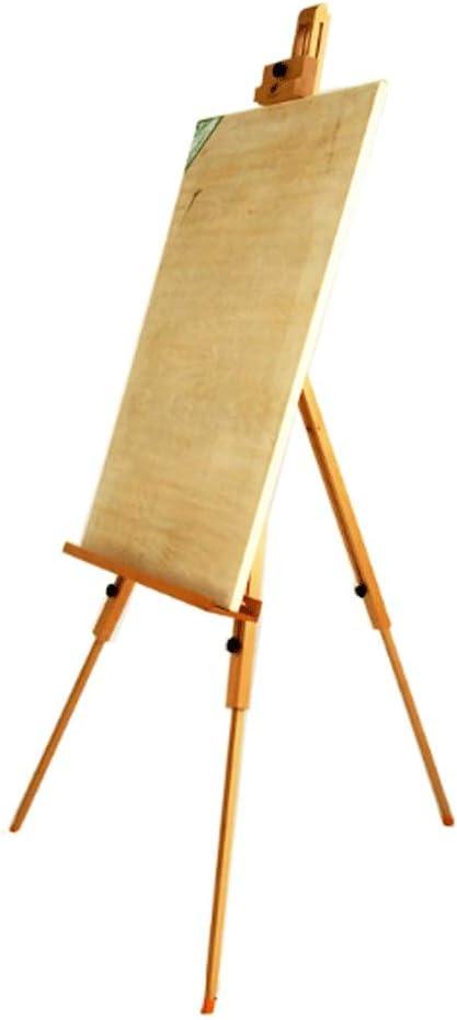 HYUREWF Portable Folding Easel with Telescopic Shelf