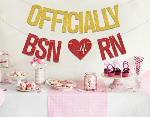 Officially BSN RN Banner 2025 Graduation Decor
