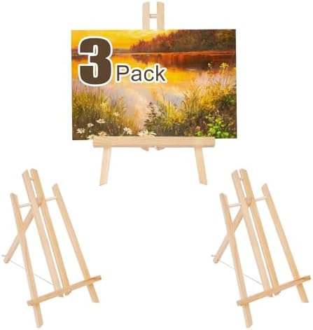 3PCS 12 Inch Tabletop Display Artist Easel Stand