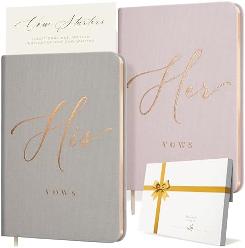 ARTESORI Vow Books His and Hers Blush Grey