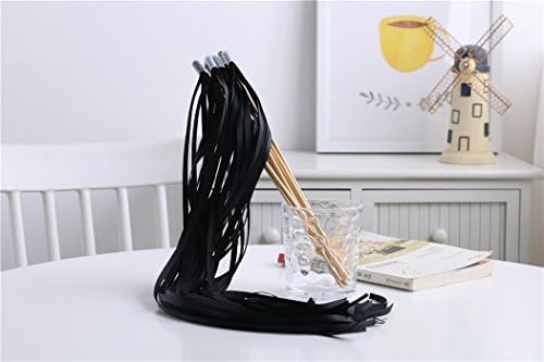 Wishprom Ribbon Stick Wands Streamers for Wedding Party Favor Black 30PCS