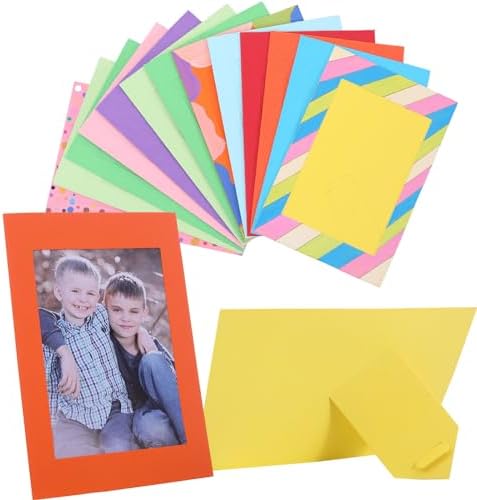 Meonua Rainbow Paper Frames 4x6 Inch 100 Count