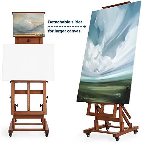 VISWIN Extra Large Heavy Duty H Frame Easel for Painting and Art