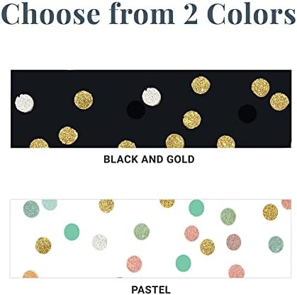 Lets Make Memories Personalized Banner - 6 ft Black Gold