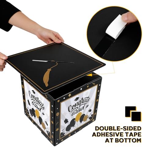 PRETYZOOM 2023 Graduation Card Box for Party Supplies