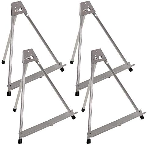 US Art Supply 4 Pack 15 Inch Aluminum Tabletop Easel