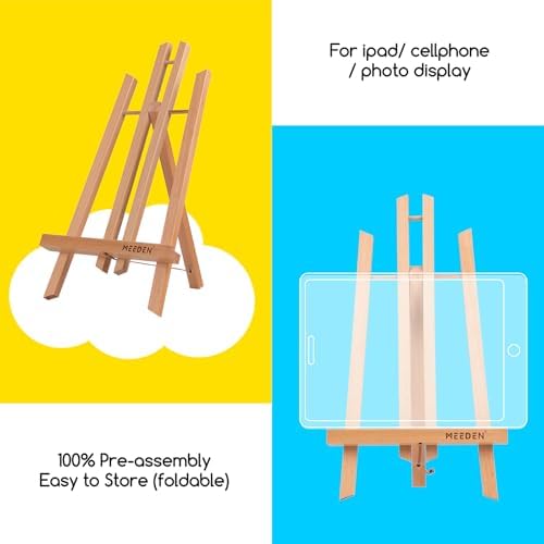 MEEDEN 16 Inch Tabletop Easel 12 Pack