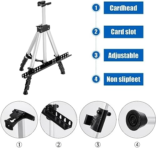 Adjustable Metal Easel Stand for Painting and Art