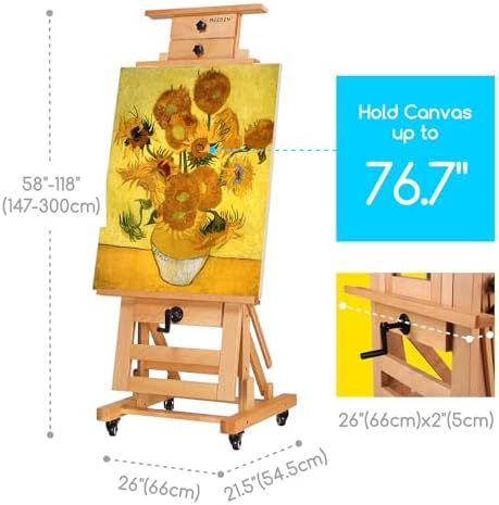 MEEDEN Extra-Large Professional Easel Stand