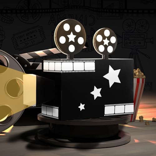 4 Pcs Movie Night Party Decorations Red Carpet Centerpieces