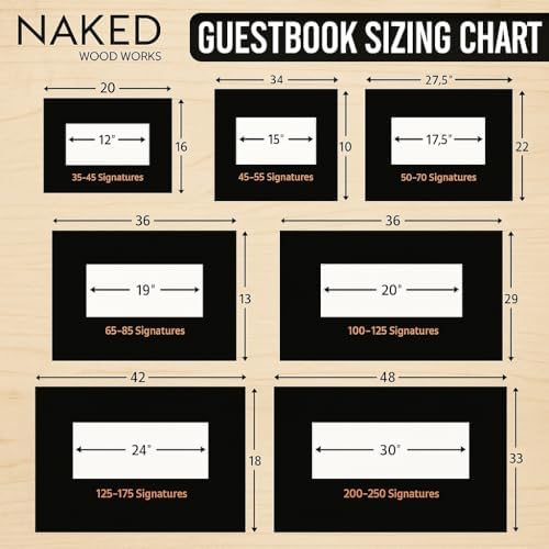 Custom Wooden Wedding Guest Book Alternative with Last Name