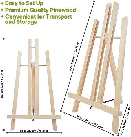 CONDA 3 Pack 16 Inch Tabletop Easel Set