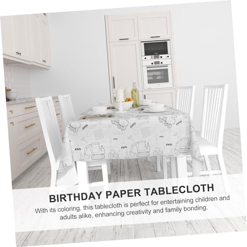 Birthday Theme Graffiti Table Cloth for Parties