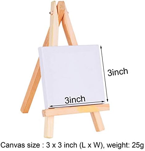 eBoot 24 Pack Mini Wood Display Easel 625 Inch