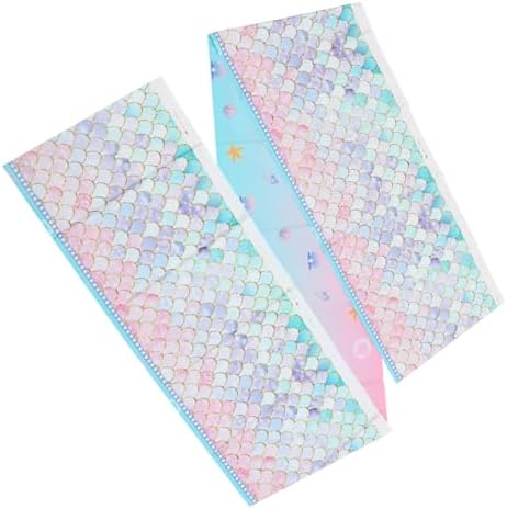 STOBAZA Mermaid Tablecloth for Birthday Parties